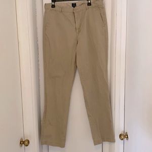 J. Crew Men's The Bleecker Chino Khaki Tan Pants size 36x36